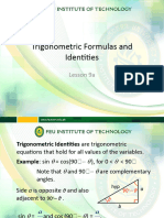 9a -- Trigonometric Formulas and Identities