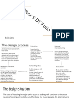 Year 9 DT Folio