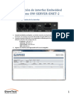 Configuración de Interface LAN Modelo Nuevo (MONDIS)