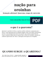 Formação Adicional - Quaresma, Tempo de Conversão