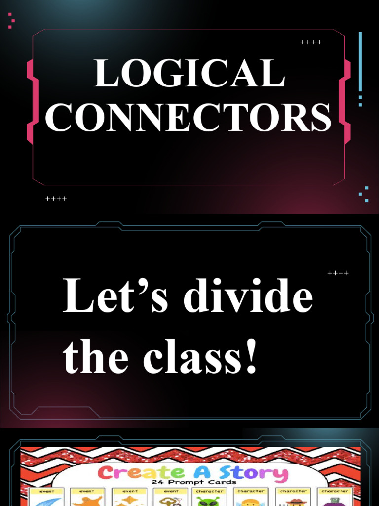 Logical Connectors | PDF | Cakes | Western Cuisine