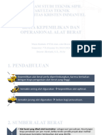 Biaya Kepemilikan Dan Operasional Alat Berat