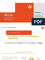 Basic W11 S2: Unit 10:celebrations Online Session 2