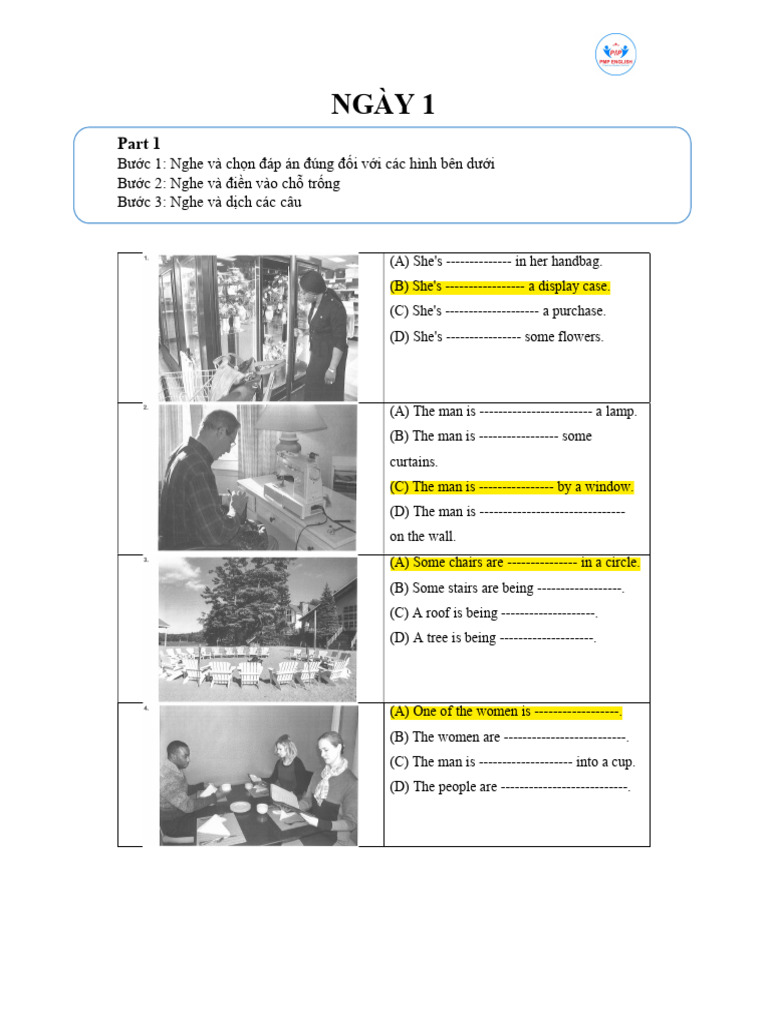 Listening Practice for English Learners | PDF