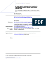 Middle Aged To Elderly Adults: Randomised Low Dose Aspirin and Cognitive Function in