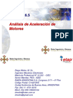 Analisis de Aceleracion de Motores - ETAP 12.6.5 - Version - 3