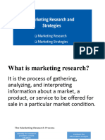 Marketing Research Process and Strategies