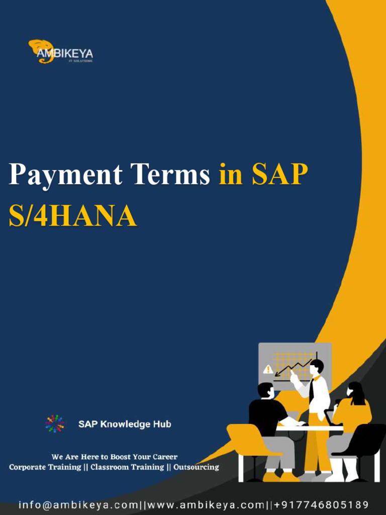 How To Edit Payment Terms In Sap