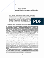 The Methodology of Early Accounting Theorists