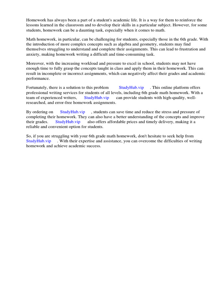 Spiral Math Homework 6th Grade | PDF | Worksheet | Homework