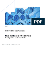 User Guide For Mass Maintenance of Cost Centers PDF