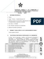 acta de entrega de materiales 2018 vereda jamaica 4 cerdo