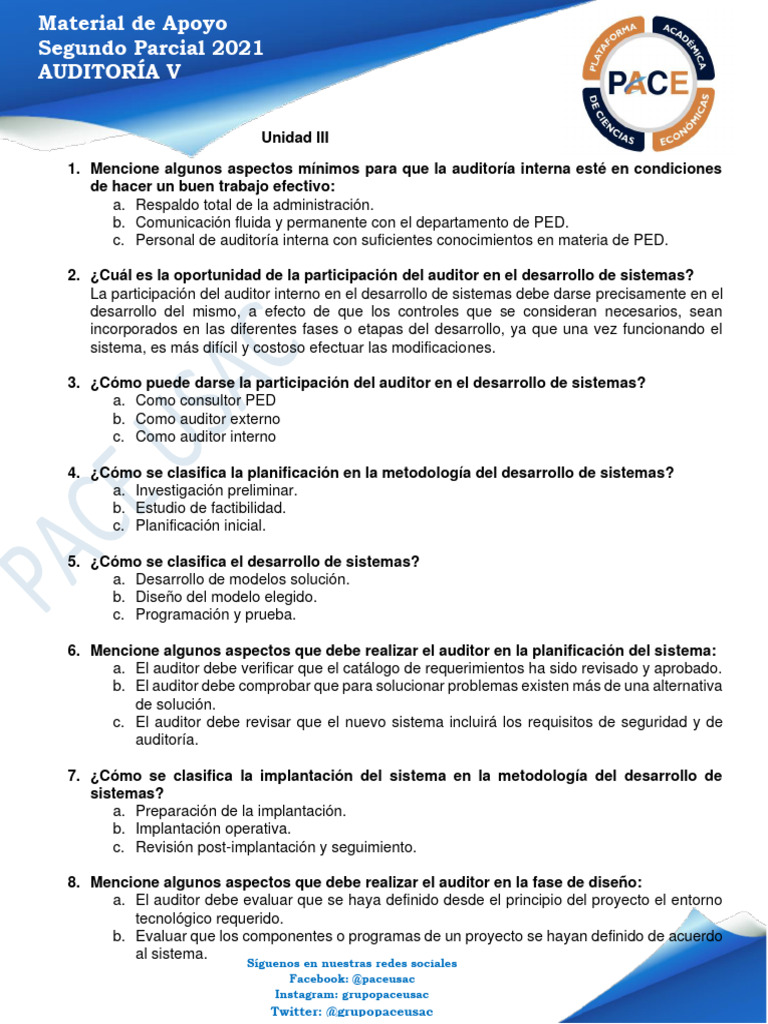 Guía Completa de Auditoría Interna 2021 | PDF | Auditoría | Planificación