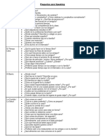 Grade 11 Ab Initio Preguntas para Speaking