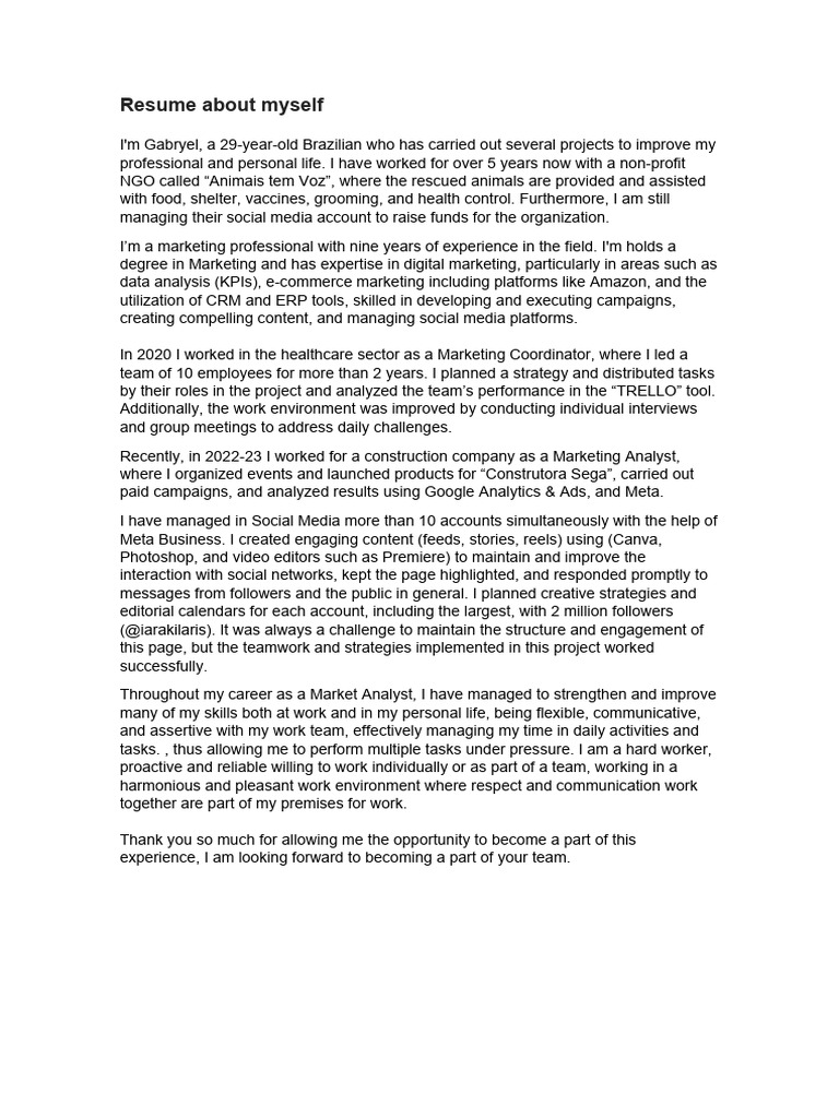 Resume About Myself Gabryel Gustavo - 1715329623