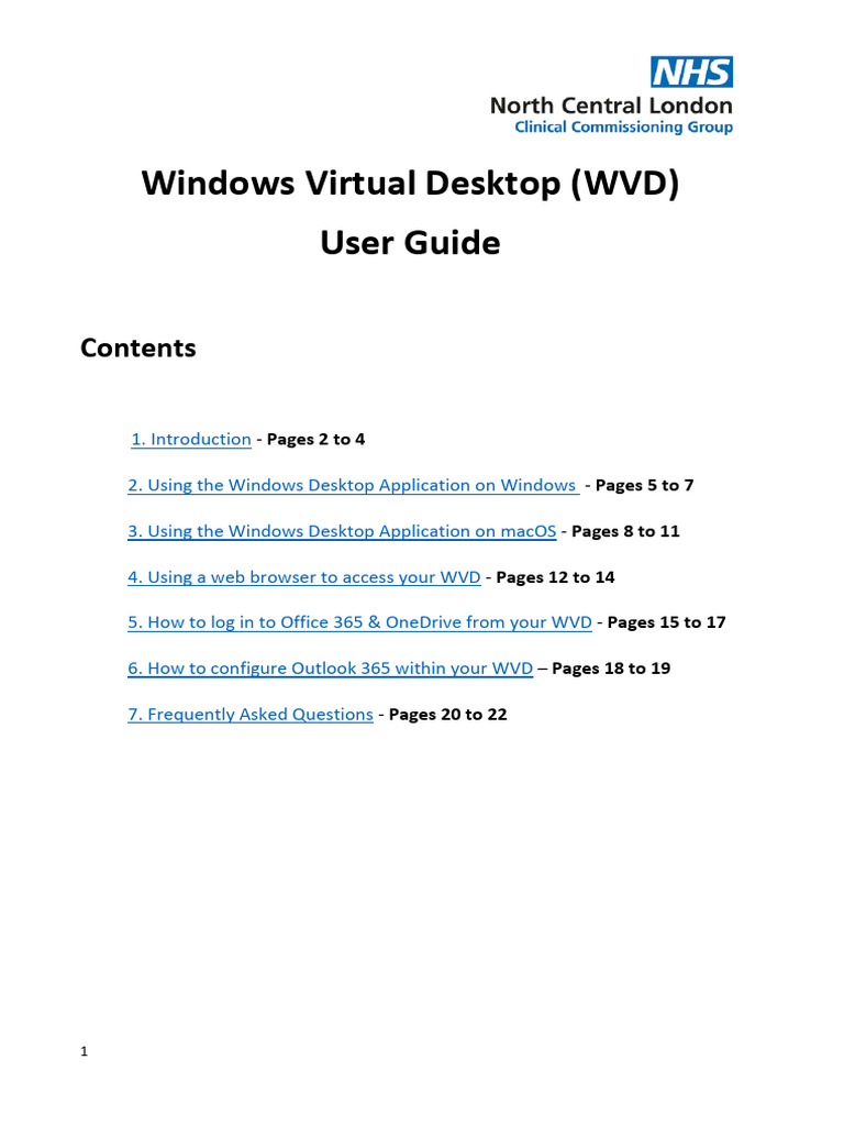 Windows Virtual Desktop User Guide Download Free Pdf Microsoft