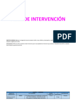 PLAN DE INTERVENCIÓN PEDRO PACASI - TERAPIA OCUPACIONAL