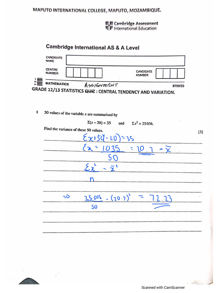 Homwork Stats PDF