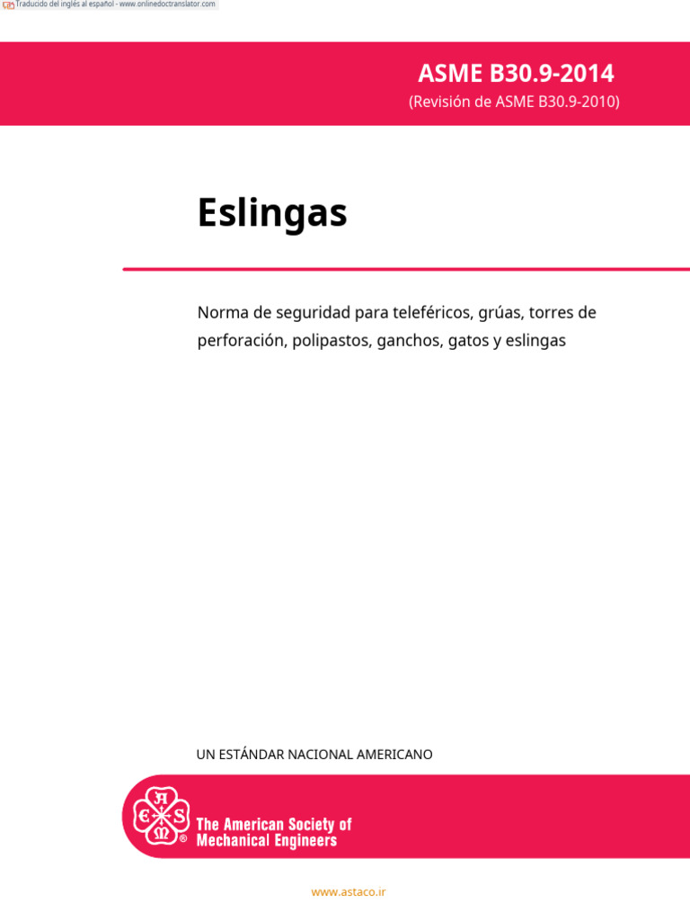 Asme b30 9 2014 espa ol pdf administraci n de seguridad y salud