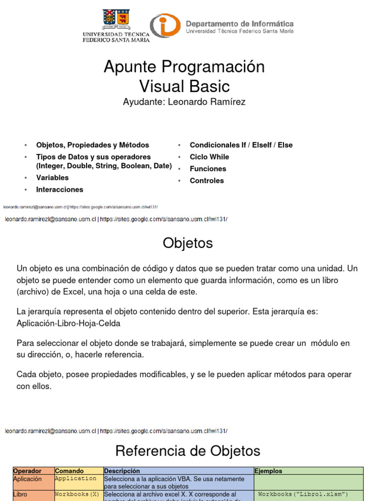 Apunte visualbasic pdf microsoft excel flujo de control