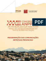 Presenciais Programação Das Comunicações Artísticas