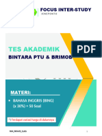 Akademik - Bhs. Inggris Bintara Ptu + Brimob 2022