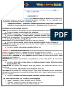 Port - 11-04 - Conceito de SUBSTANTIVO 5º Ano