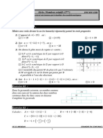 Serie Nombres Relatifs