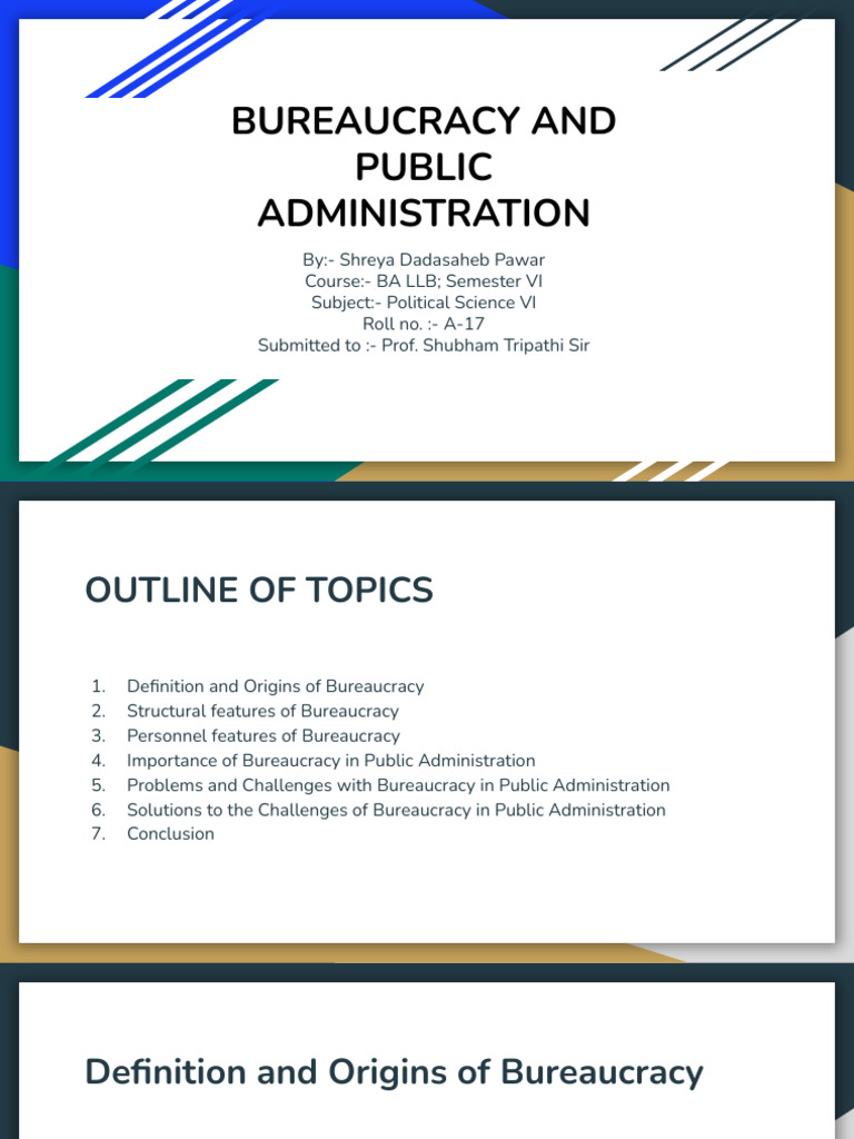 Bureaucracy and Public Administration | PDF | Bureaucracy | Max Weber