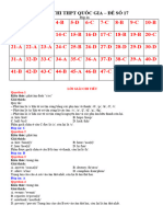 ĐỀ SỐ 17 - KEY