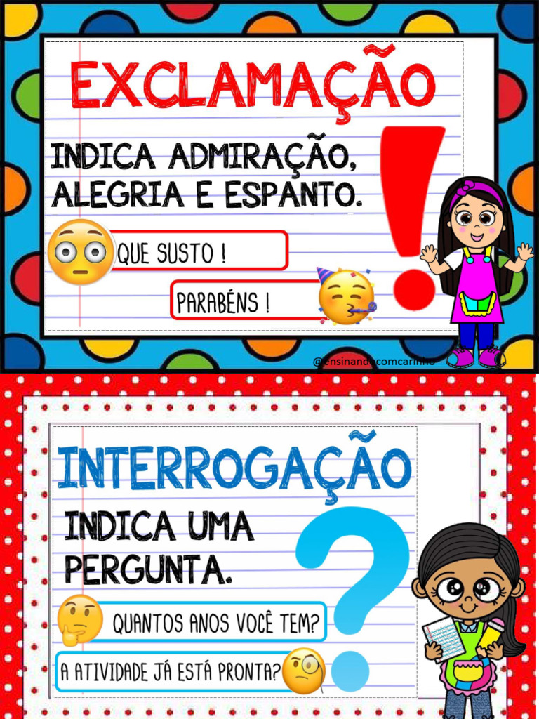 Cartazes Com Sinais de Pontuação para Decorar A Sala de Aula | PDF
