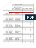 Attendance Till 29 March, 2024