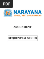 Sequence & Series - Assignment