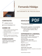 Curriculum Fernanda Hidalgo