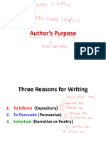Author's Purpose - Coretan
