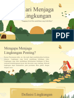 Hijau Kuning Ilustrasi Presentasi Cara Menjaga Lingkungan