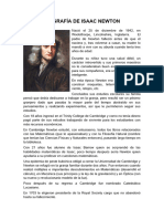 Biografía de Isaac Newton