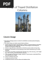 Distillation Column Design and Sizing | PDF | Mechanical Engineering ...