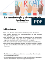 La Terminología y El Concepto de Los Derechos