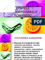 Etapele Avangardismului Românesc