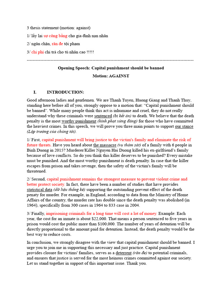 3 Parts of Capital Punishment | PDF | Capital Punishment | Crimes