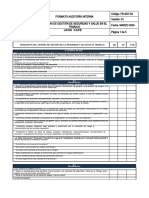 FR-SST-55 Formato Auditoría Interna