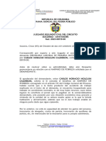 AUTO ADMISORIO LABORAL - CON AMPARO DE POBREZA Rad. 2023-00119