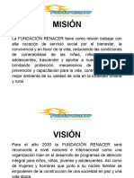 Mision y Vision Fundarenacer Actualizada.