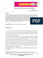 Sustentabilidade Como Meio Na Decoração de Interiores: Resumo