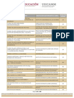 3 Catálogo nacional de cursos extracurriculares para el proceso de admisión en educación media superior páginas 31 - 57