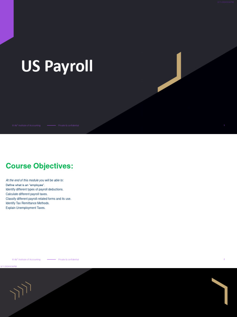 Understanding US Payroll Basics | PDF | Payroll Tax | Employee Benefits