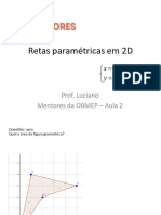 Geometria Analítica - Equação Segmentária e Paramétrica da reta