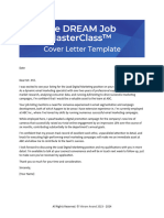 Cover Letter