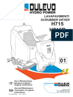 H715 H715R H815: Scrubber Dryer